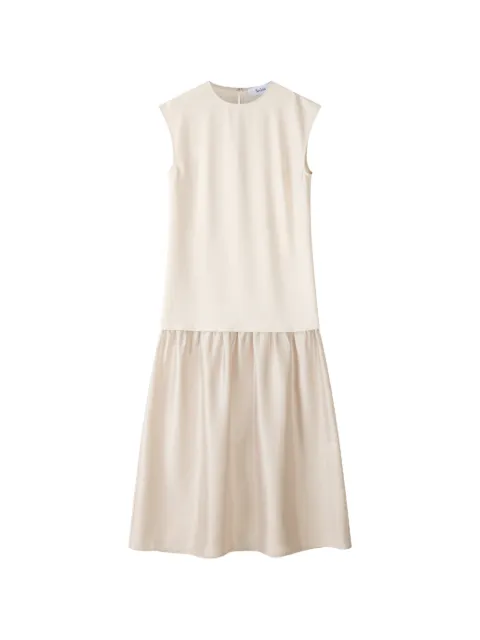 Stylein Barnie sleeveless gathered-skirt midi dress Neutrals BARNIE
