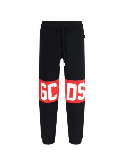 GCDS band logo trousers Black Z0MLQI209F004