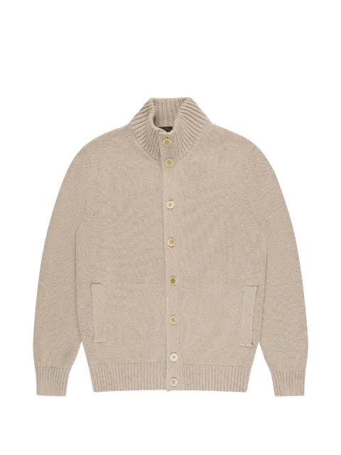 Zanone buttoned cardigan Neutrals 810150ZN392