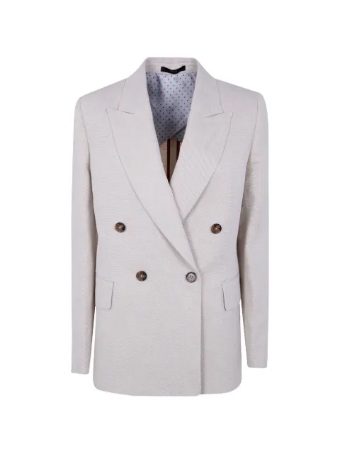 Paul Smith double-breasted button blazer Neutrals W1R414JBV02992