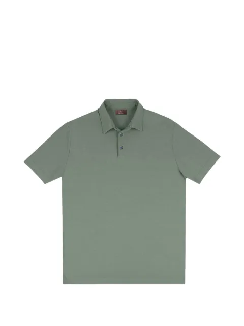Zanone short-sleeve polo shirt Green 815159ZG380