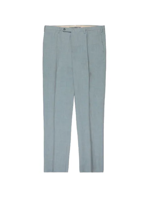 Incotex pressed-crease tailored trousers Blue 1T003990473