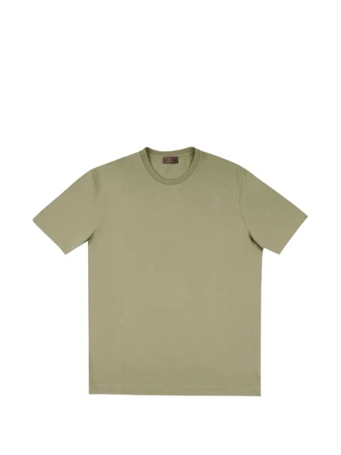 Zanone crew-neck short-sleeve T-shirt Green 815214ZG380