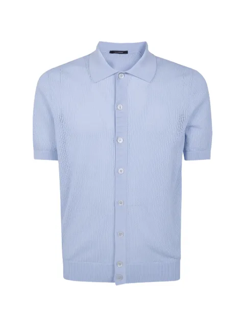 Tagliatore knitted shirt Blue TYRONGSE2601