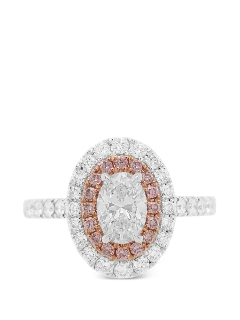 HYT Jewelry diamond cocktail ring Silver R1339HR