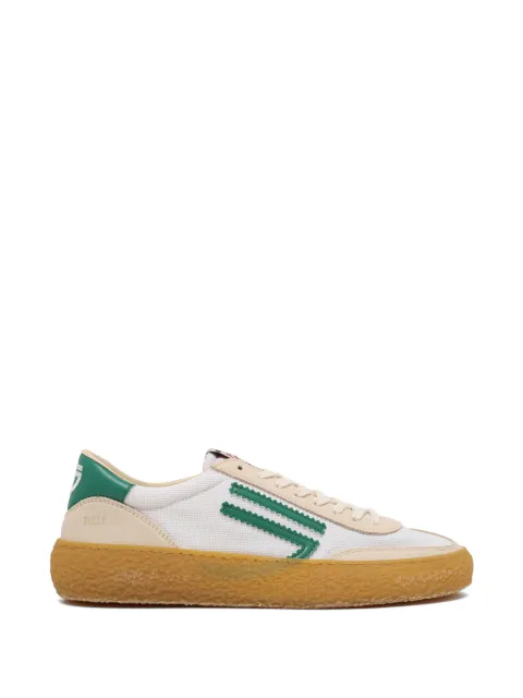 Puraai Polly logo-stripe sneakers Neutrals PU405P067