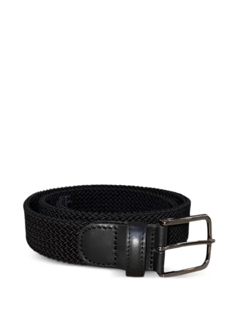 Paul & Shark textured leather belt Black 24416004011