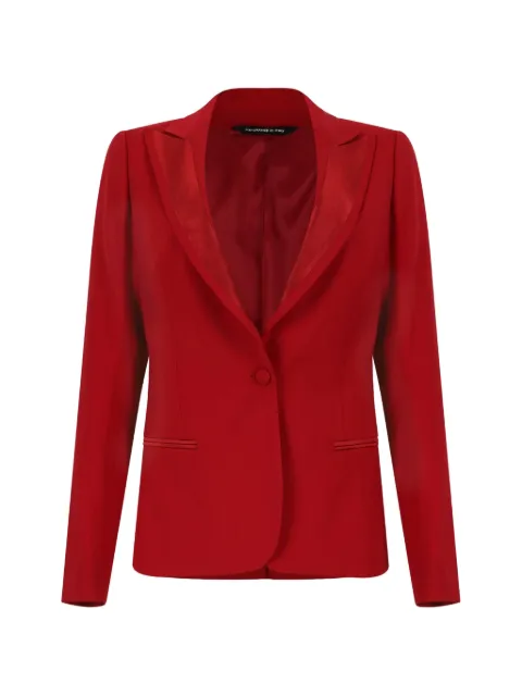 Tonello peak-lapel single-breasted blazer Red 02G583K534