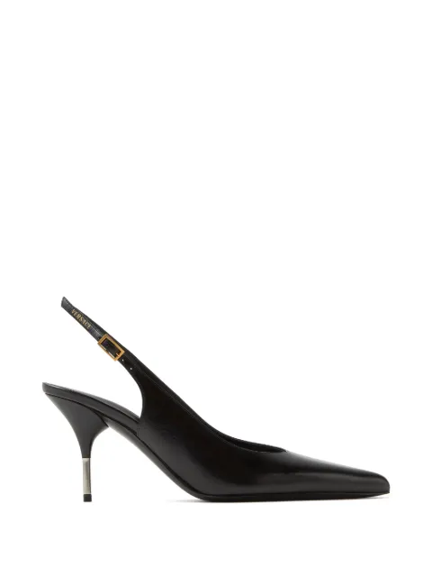 Versace pointed slingback pumps Black 10244361A17282