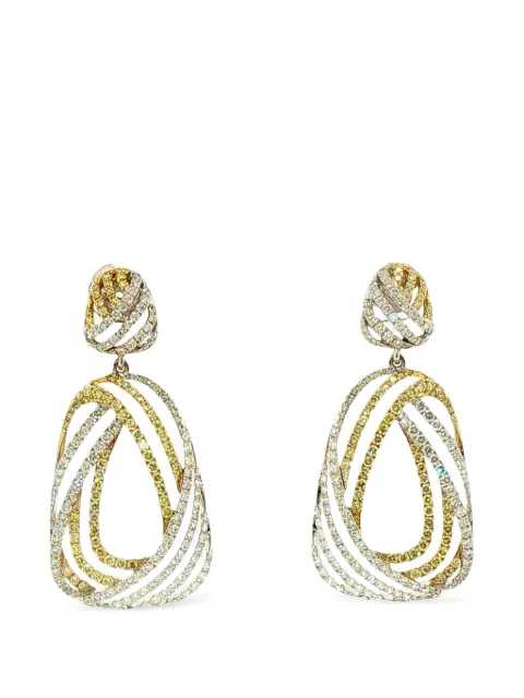 HYT Jewelry diamond dangle earrings Yellow E500JN