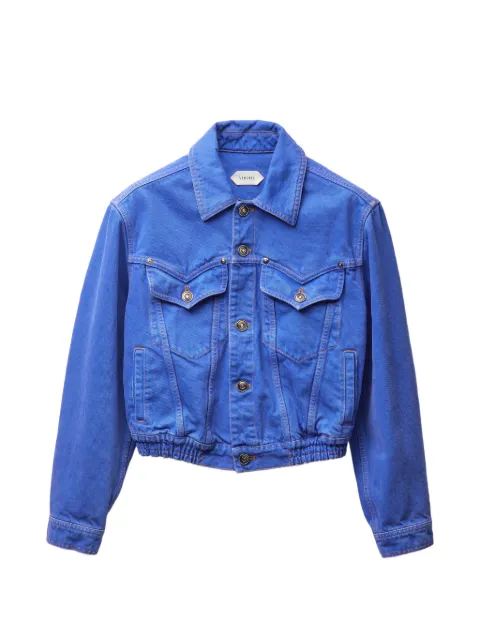 Versace buttoned crop jacket Blue 10245271A17871