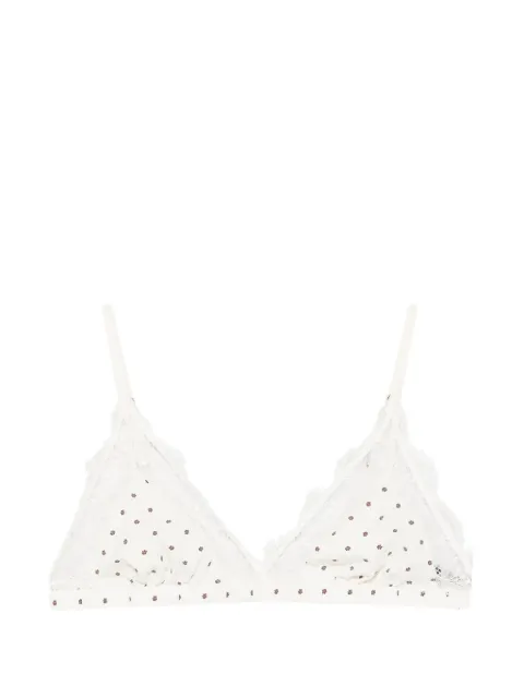 ROTATE BIRGER CHRISTENSEN lace triangle bra Neutrals SP2611005