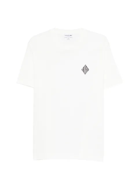 Lacoste logo-patch T-shirt White TH0028