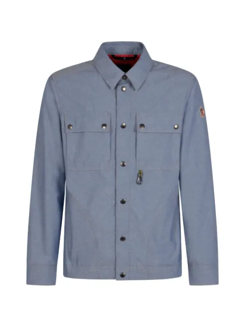 Moncler Grenoble Chambray long sleeve shirt Blue L10972F00002596RS