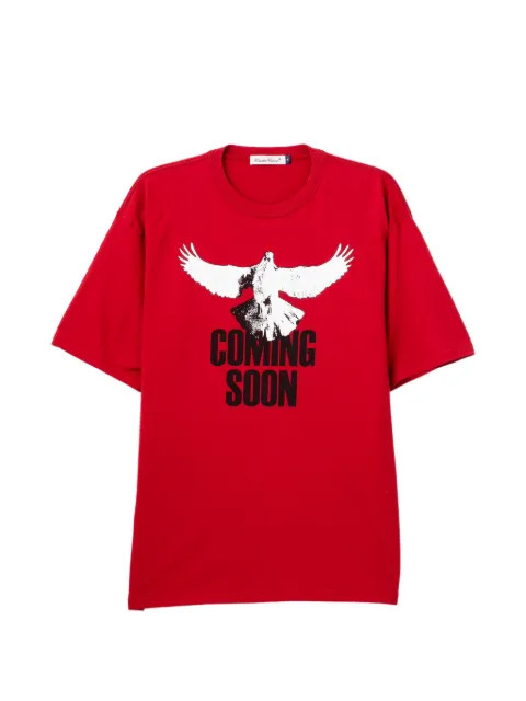 Undercover slogan-print T-shirt Red UC1F3805RED