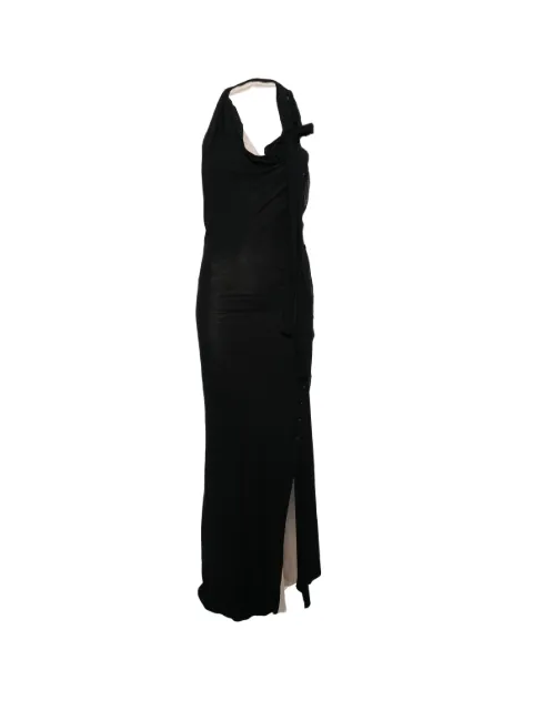 Hyein Seo knotted maxi dress Black SS26D1K