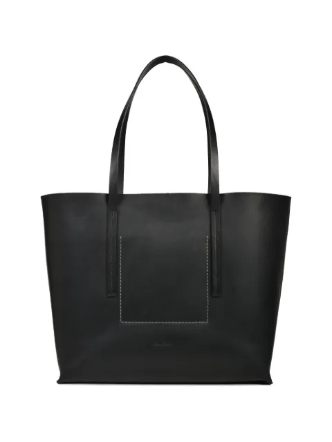Rick Owens logo-detail tote bag Black RA01F0862LGE