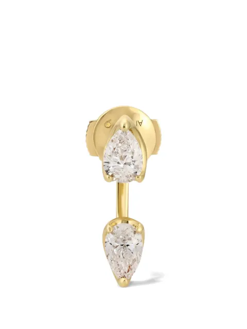 Anita Ko large pear diamond orbit earrings Gold AK2STPR80YG