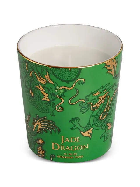 Shanghai Tang Tang Jade Dragon candle Green X6AHA451BG00