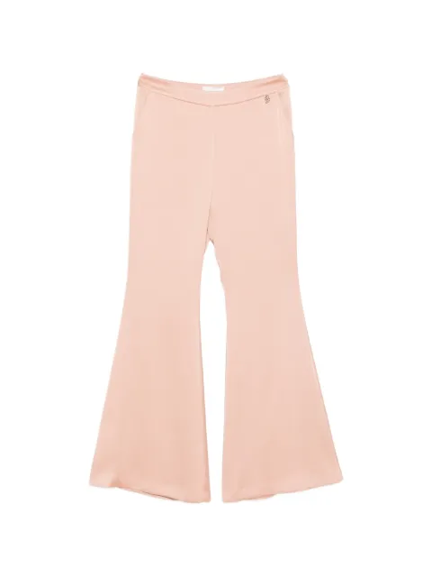 Babylone Paris flared suit trousers Pink WS00555ROSAANTICO