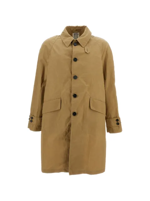 L'impermeabile button-fastening raincoat Neutrals KAMIKAZEWAXCOT317
