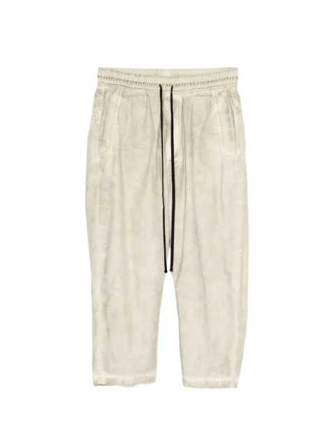 Thom Krom drawstring-waist cropped trousers Neutrals MP38STONE
