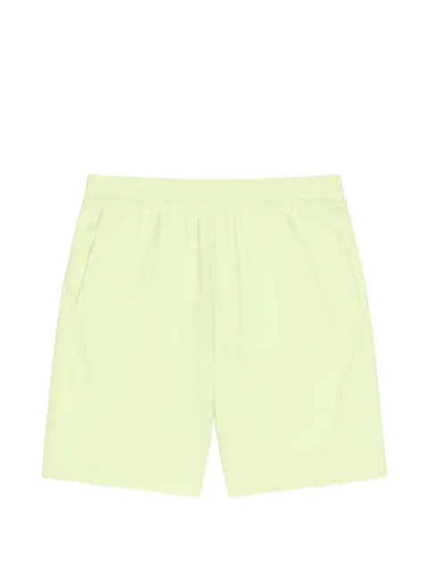 Givenchy Couture Seam logo-print drawstring shorts Green BM51MG3YS