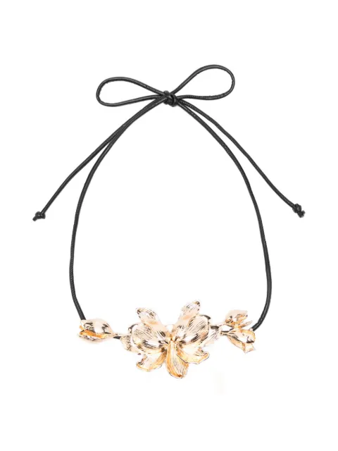 Babylone Paris floral tie belt Gold WS00061UNICA