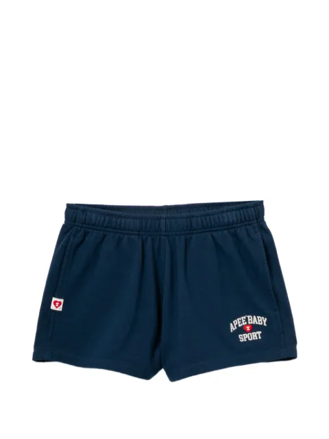 APEE™ by *A BATHING APE® logo-embroidered shorts Blue 0PXSPAS222A6QNYX00S