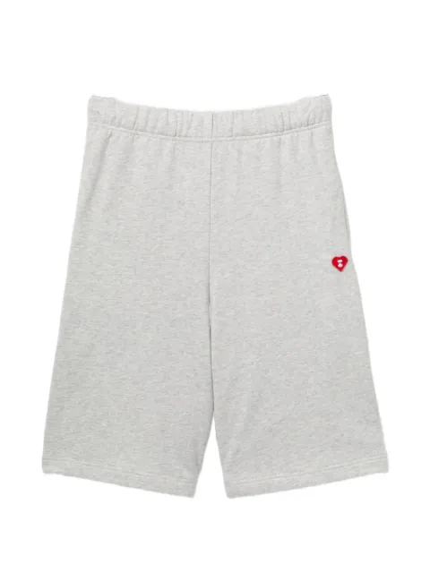 APEE™ by *A BATHING APE® logo-patched knee-length shorts Grey 0PXSPAS162A6QGYA00S