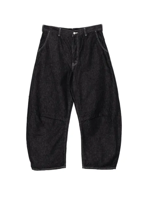 Comme des Garçons Homme contrast stitch trousers Blue HQP015