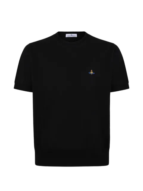 Vivienne Westwood Alex logo T-shirt Black 2701002GY003FN401