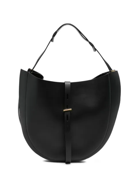 MINOBOSSI Liz toggle-fastening shoulder bag Black LIZCALF