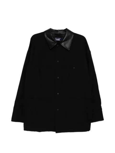 Comme des Garçons Homme wool collared jacket Black HQJ004