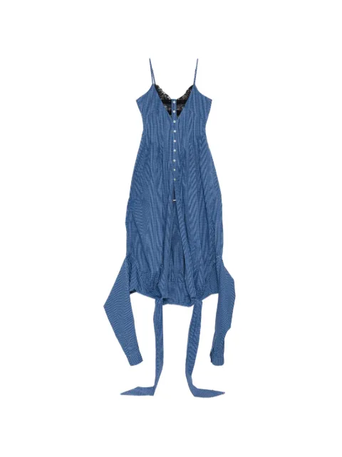 BONBOM checked shirt Blue SHIRT4