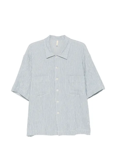 Sunflower pinstripe pocket shirt Blue 1297