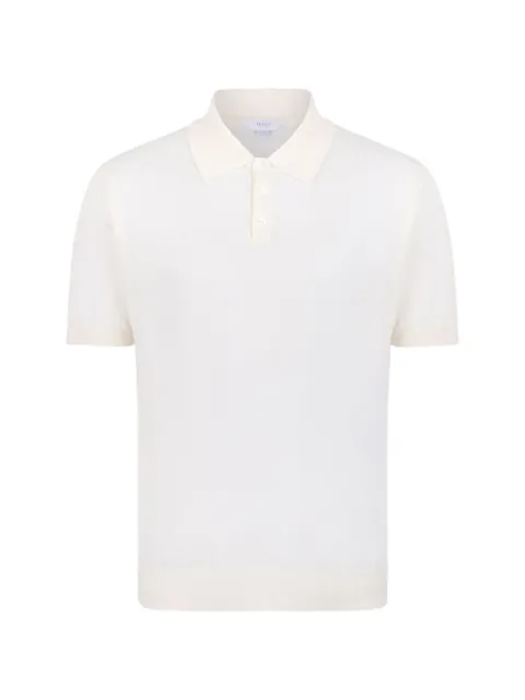 Malo buttoned polo shirt Neutrals UXD150F3Z31E100