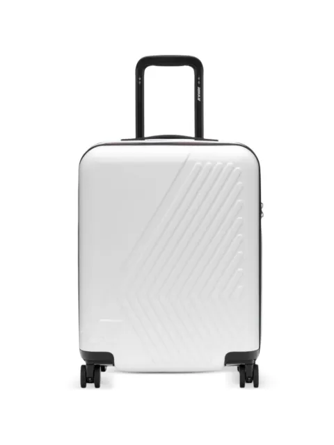 K-Way Eudoxie logo luggage White K4125ZW