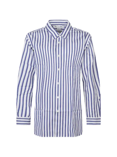 Comme Des Garçons Shirt striped shirt White FZB115
