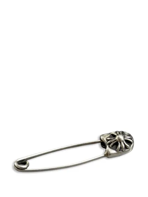 Chrome Hearts engraved safety pin Silver CHRM0816