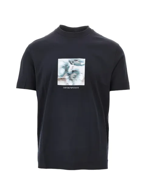 Emporio Armani graphic T-shirt Blue EM005272AF10017UB118