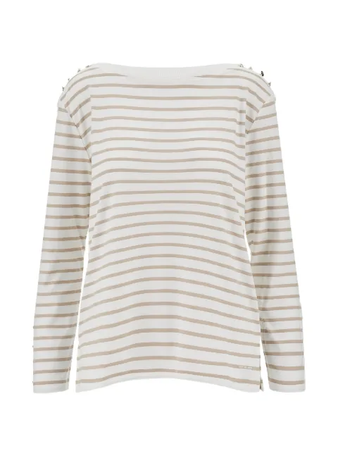 Emporio Armani striped T-shirt White EW003837AF24854F1039