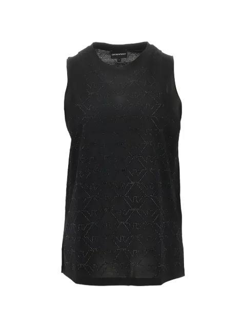 Emporio Armani pattern vest Black EW003602AF10003UC001