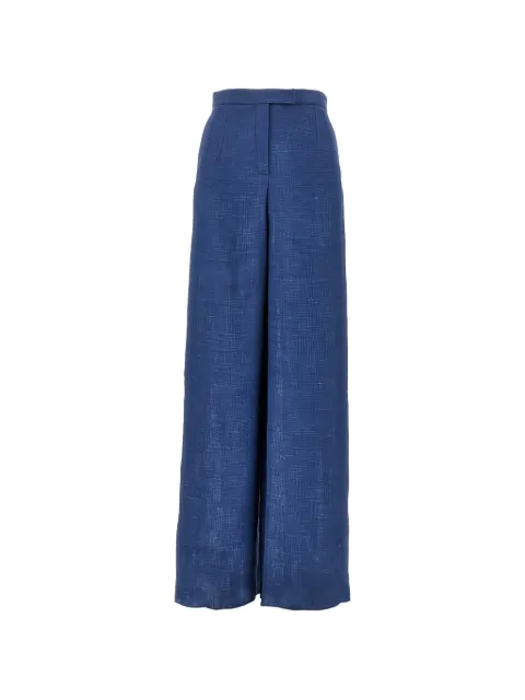 Emporio Armani linen trousers Blue EW003973TE10381U9239