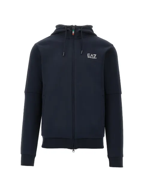 Ea7 Emporio Armani full-zip hoodie Blue 7M001863AF12660UB102