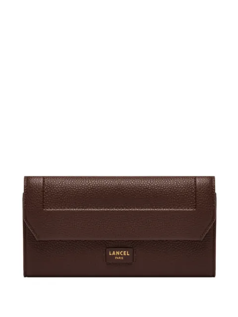 Lancel logo-detail leather wallet Brown A099863QTU