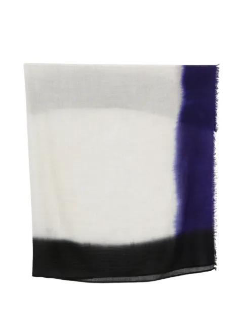 Faliero Sarti Giudy frayed scarf White E260500GIUDY