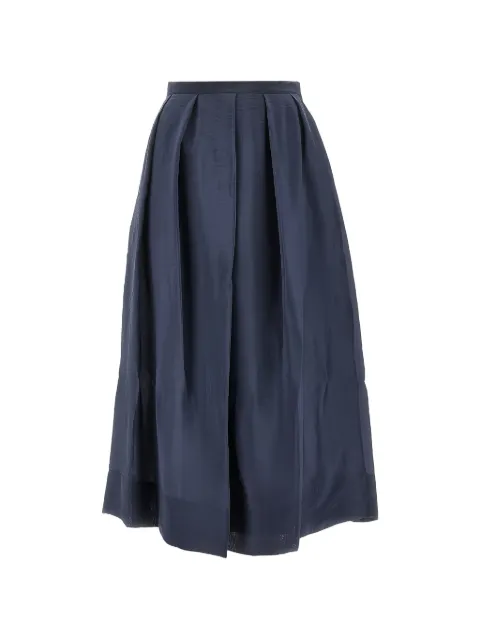 Emporio Armani pleated midi skirt Blue EW003471AF20893UB130