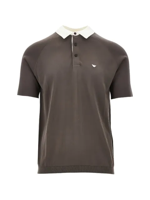 Emporio Armani mag collared polo shirt Brown EM004622AF25247U6200
