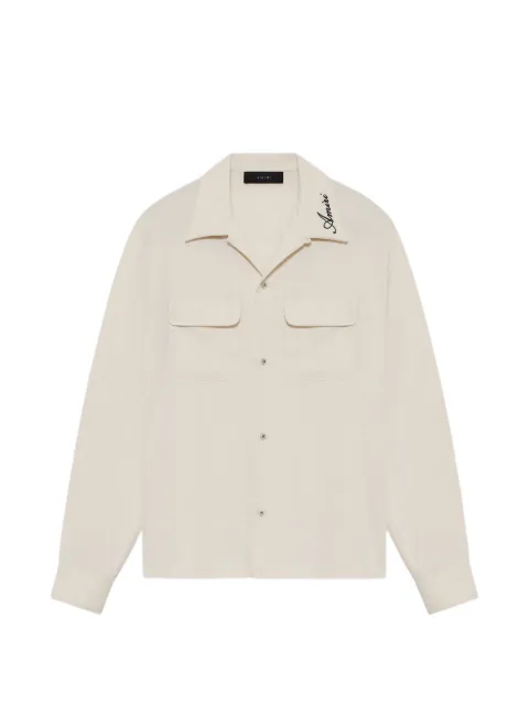 AMIRI round-pocket shirt Neutrals AMSTCA1097